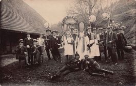 Hofstatt / Luthern? Festgesellschaft Photokarte Lustenberger