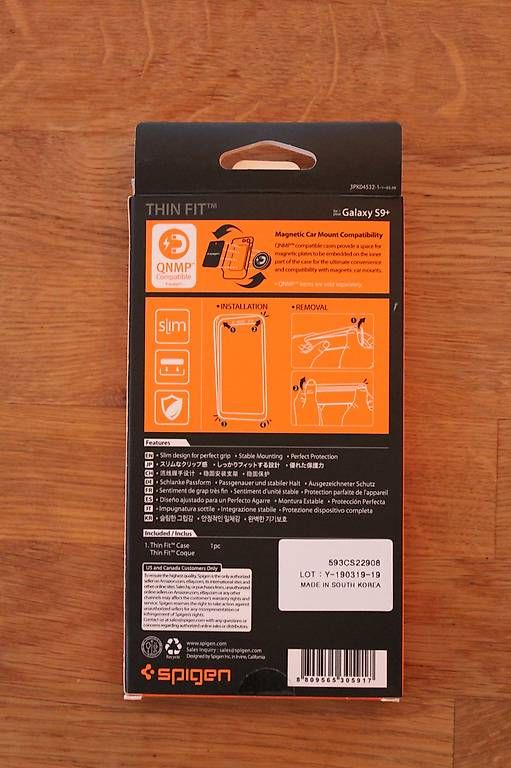 Samsung Handys / Smartphones: SPIGEN Thinfit case Galaxy S9+ – Gebraucht aus Baar von flo_v7fb 1