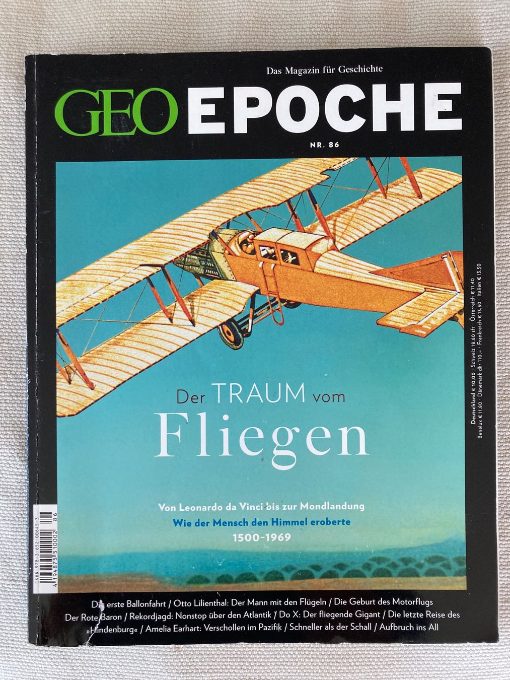 Riviste & Magazine: Geo Epoche, Der Traum vom Fliegen – Usato da Baden venduto da Yoyo1