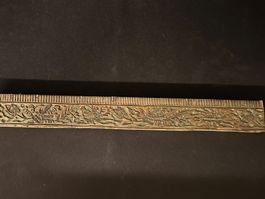 Antikes Bordürenmodel aus Buchsbaumholz, 1880, 5x40 cm