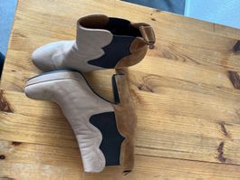 Guja Lederstiefel Grösse 38 Beige