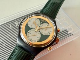 SWATCH Chrono "RollerBall", SCB107, Full set 1990, new strap