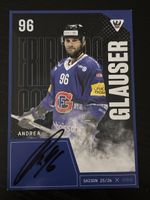 Andrea Glauser signierte Autogrammkarte Saison 25/26!