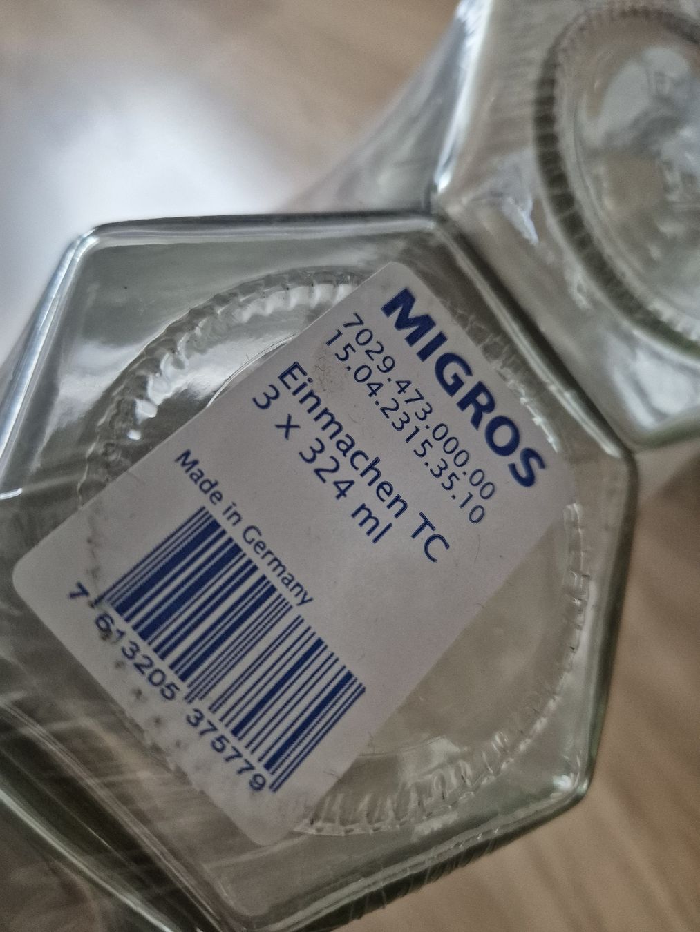 Migros Contenitori & Simili: Einmachgläser 324 ml – Usato da Langenthal venduto da Polarisstern 1