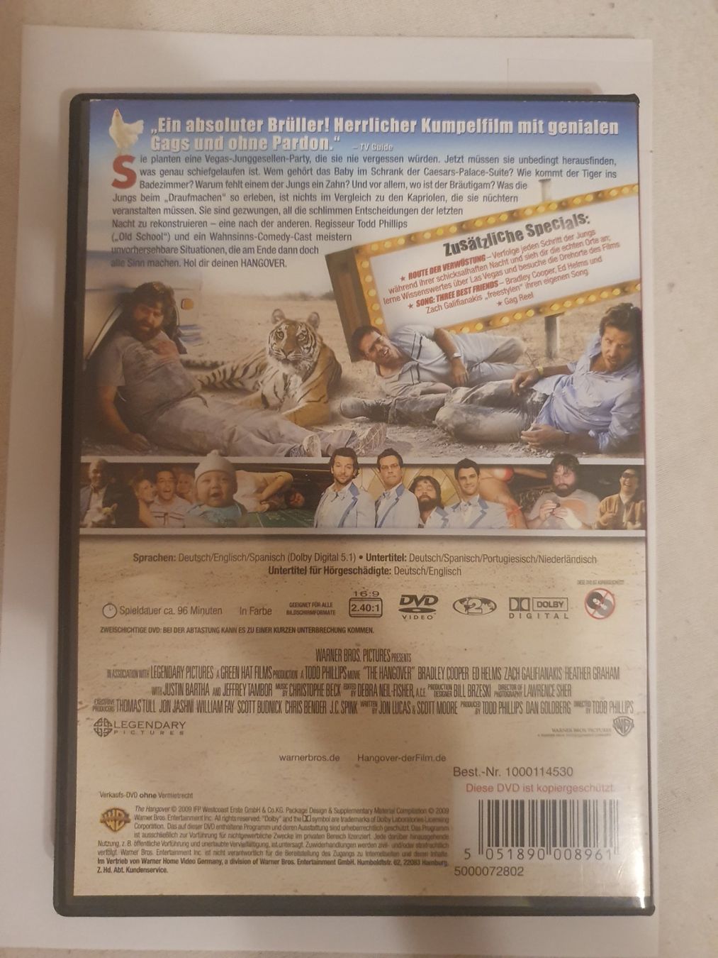 Tutti i DVDs: Hangover – Usato da Bern venduto da NilsMosi 1
