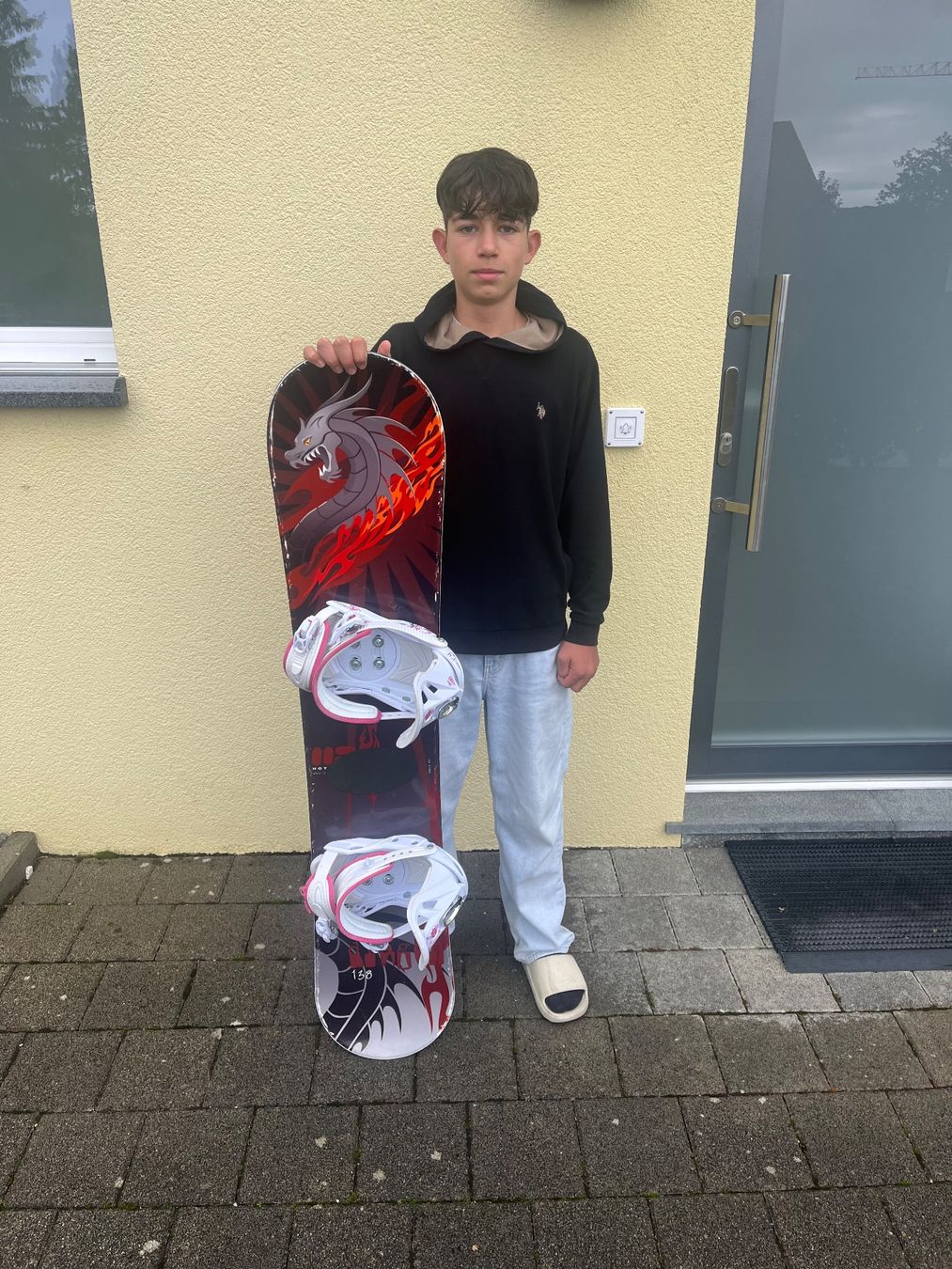 Boards: Snowboard Firefly Dragon 138 mit Bindung gebraucht – Gebraucht aus Schönenbuch von LCMR 5