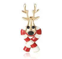 Brosche Rentier mit Weihnachtsschmuck