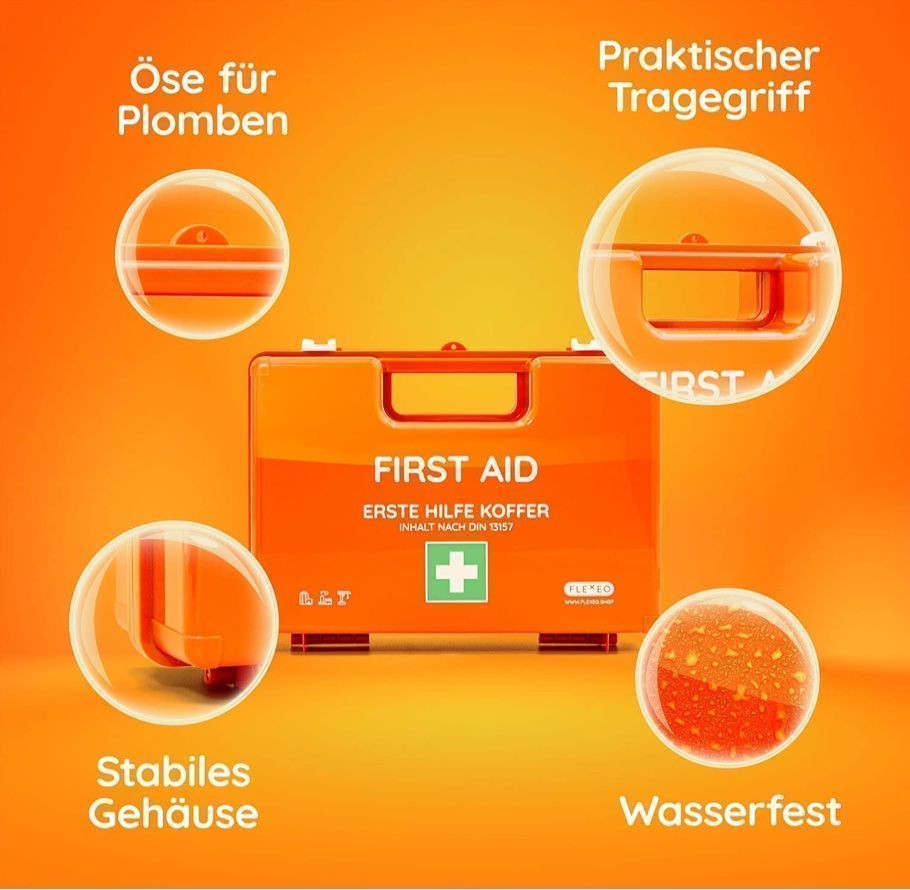 Kit di pronto soccorso: Erste-Hilfe-Koffer DIN 13157 – Nuovo e nell'imballaggio originale da Bülach venduto da StoreInShop.com 2