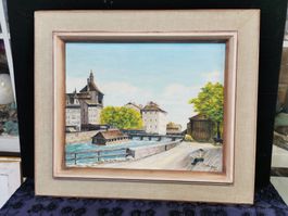 HUILE SUR PANNEAU SIGNÉE ET DATÉE 1967