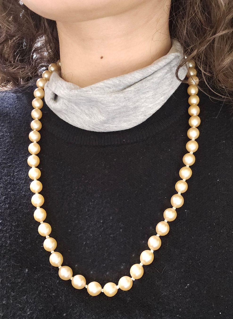 Ketten: Faux Perlenkette mit 835 Silber Verschluss – Gebraucht aus Ostermundigen von Secundo_Hand 3