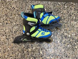 Inline Skates 5 Grössen verstellbar 32-37 (2x gebraucht)
