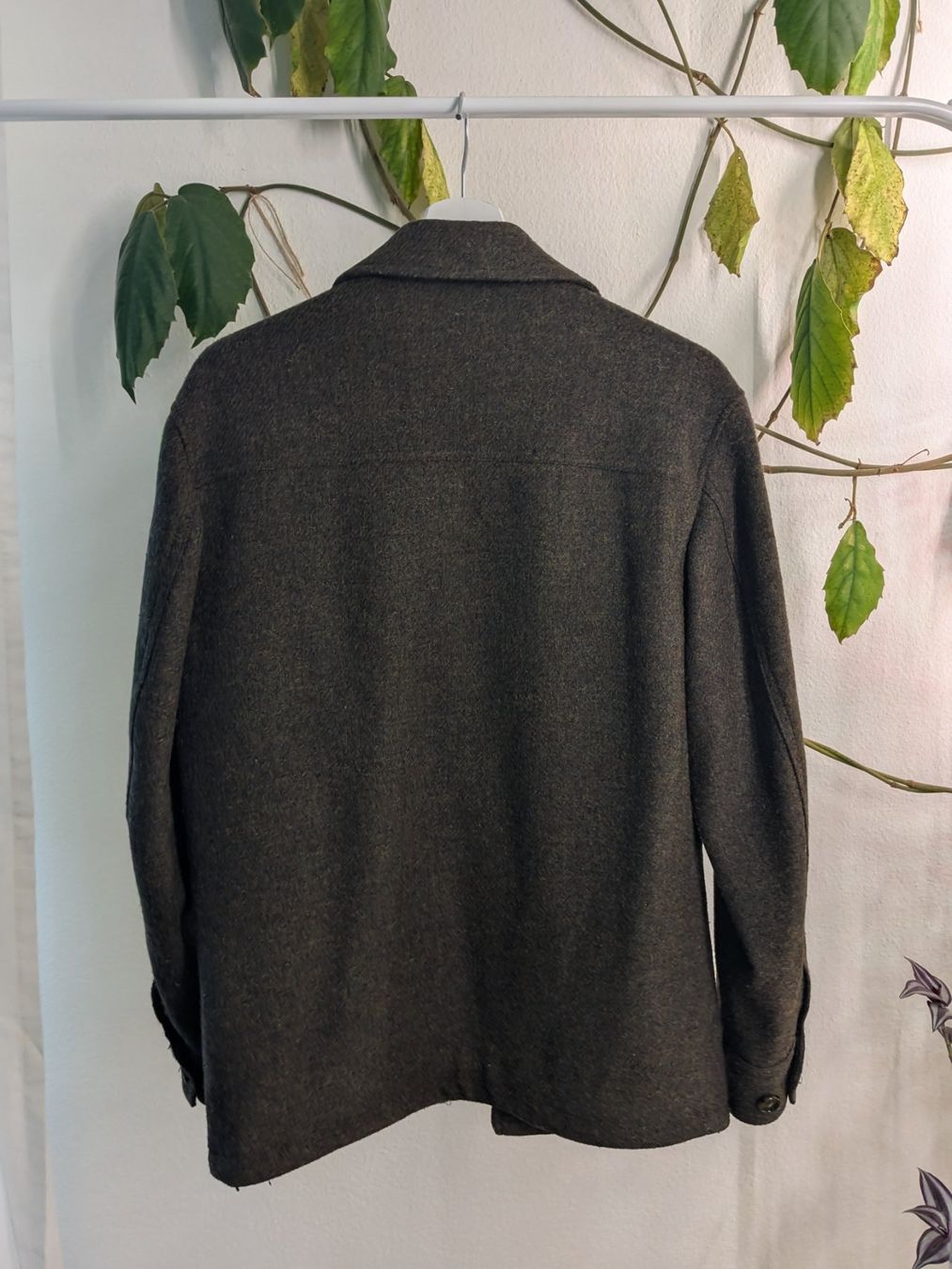 Zara Giacche: Zara Wool 100% Overcoat - Dark Green - M – Usato da Zürich venduto da Iris__ 3