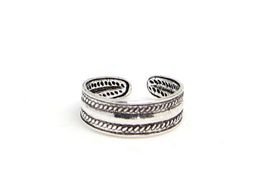 Bague d'orteil NEUVE en Argent 925 – Motif Géométrique