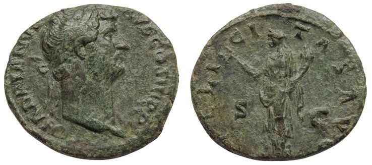 Tutti le monete: HADRIAN bronze as – Usato da La Sarraz venduto da classicworldcoins