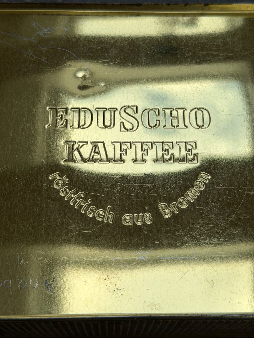 Zuccheriere: Vintage Eduscho Kaffee Dose, Blumen, Blechdose – Usato da Otelfingen venduto da Markthalle_C 2