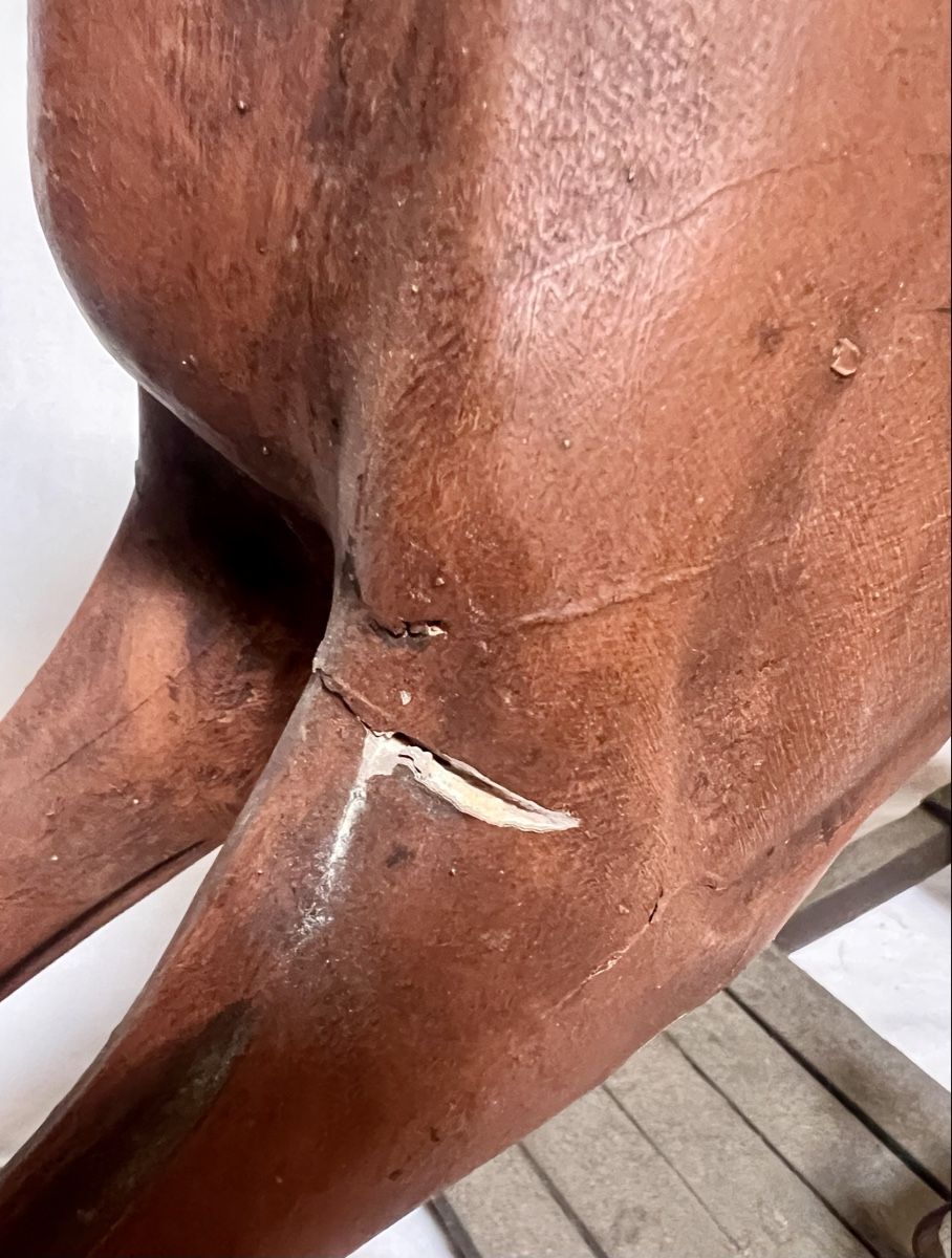 Statuette: Antikes Holz-Schaukelpferd – Usato da Zürich venduto da anjoz 3
