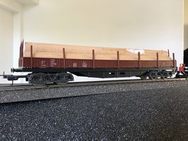 LIMA HOLZEISENBAHNWAGEN H0 WECHSELSTROM