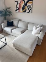 IKEA VIMLE 3er-Sofa mit Récamiere & Nackenkissen Gunnared