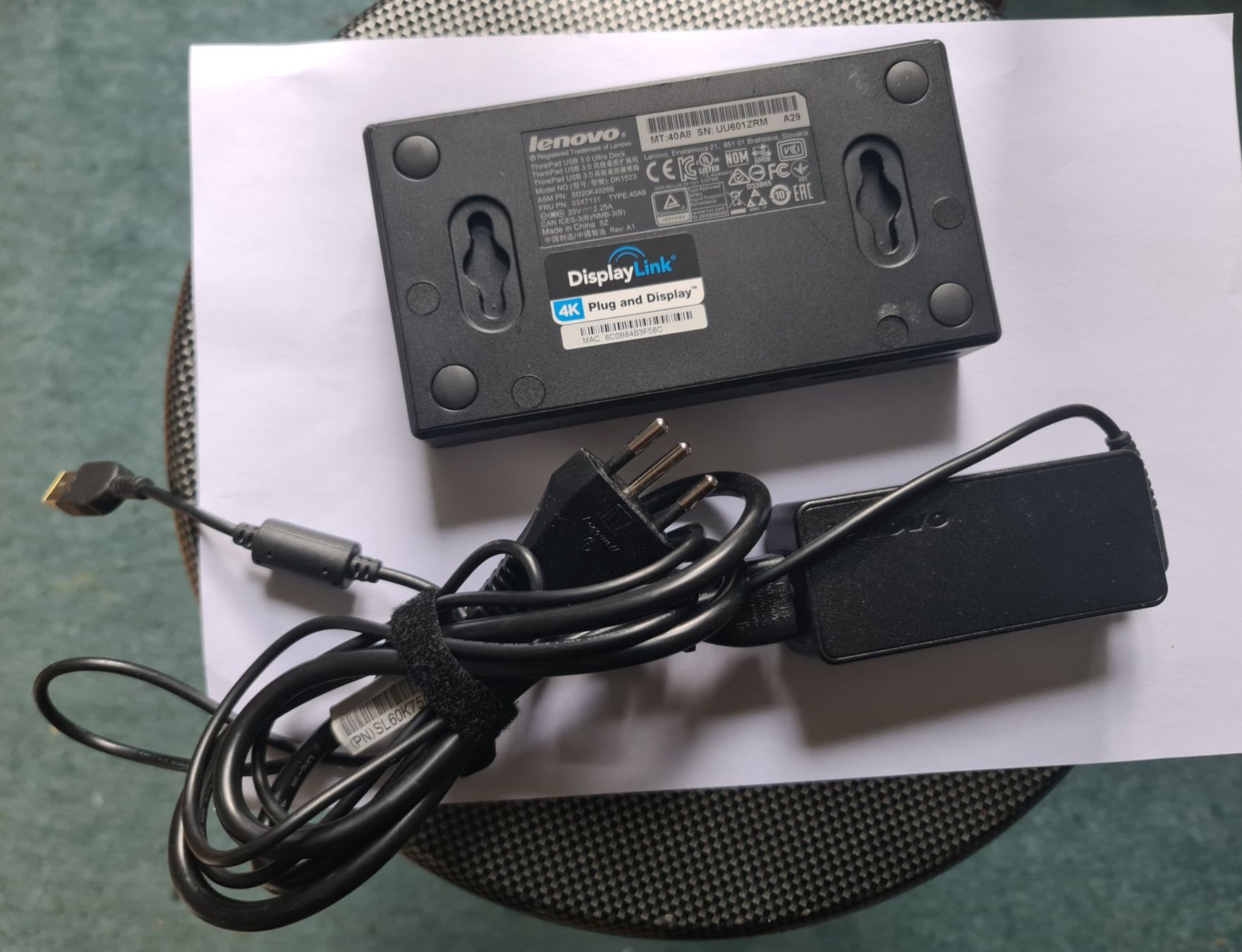 Lenovo Docking station: Lenovo Thinkpad USB 3.0 Ultra Dock – D'occasion à zürich par R-N-J 3