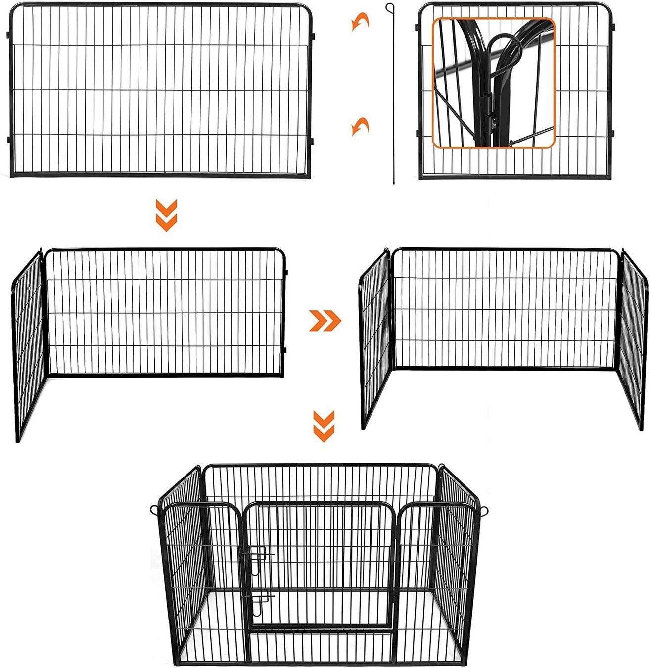 Autres accessoires pour animaux: FEANDREA Welpenauslauf schwarz – Neuf avec emballage d'origine à Bottighofen par zaap 3