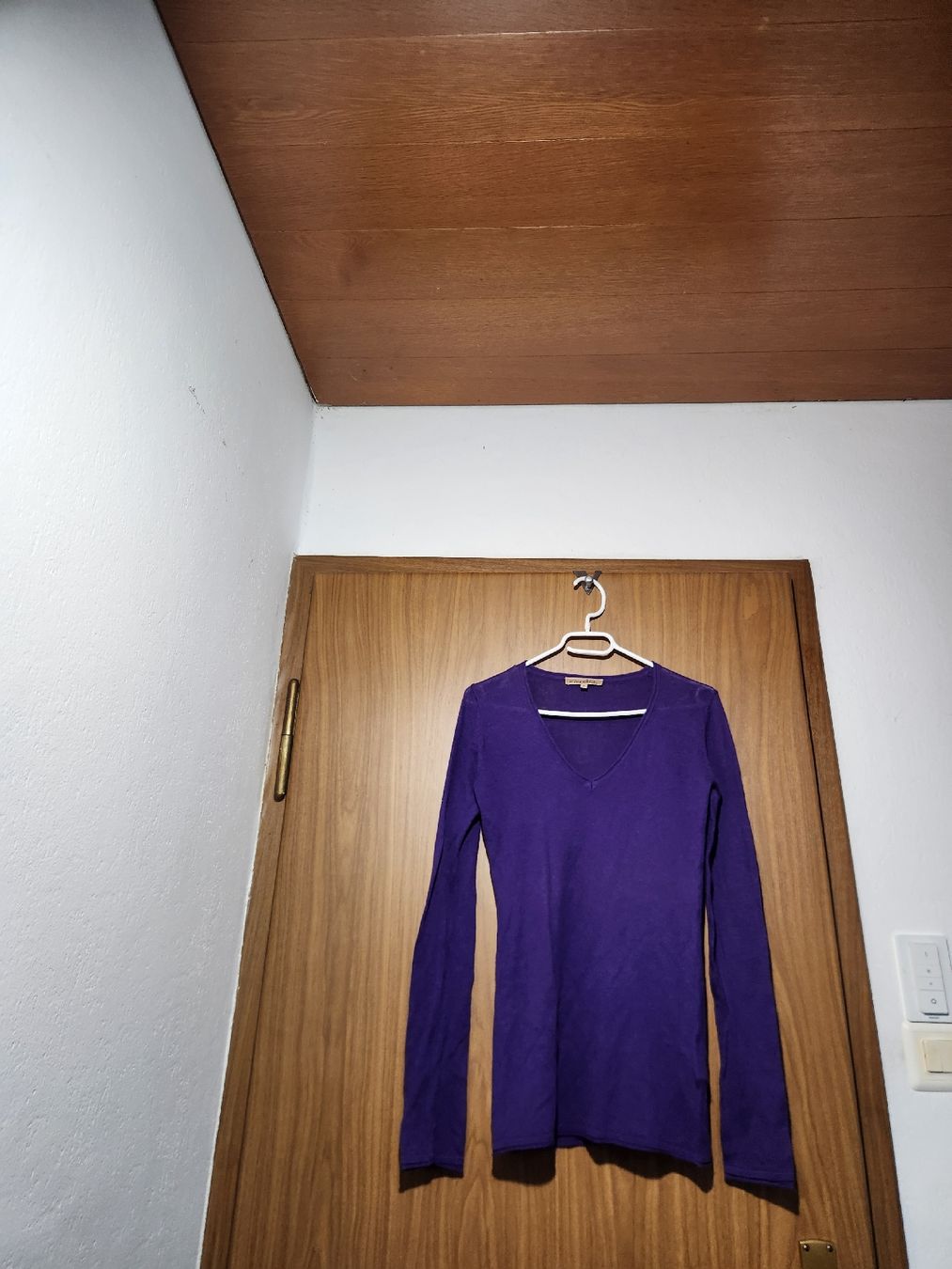 Maglioni & Felpe: Pull Manoukian violet col V coton cachemire taille S – Usato da Niedergösgen venduto da Eva2410