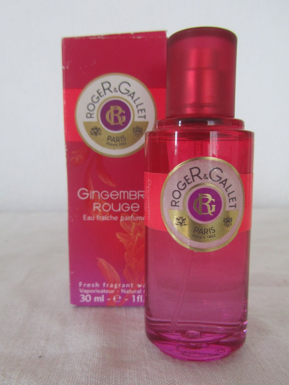 Profumi & Eau de Toilette: Roger & Gallet - Gingembre Rouge Eau Fraîche 30ml – Nuovo e nell'imballaggio originale da Seengen venduto da mikelele