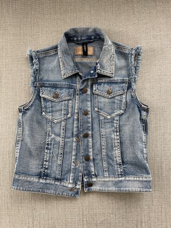 MARCCAIN Gilet Jacke Jeans / Gr S / Neuwertig!