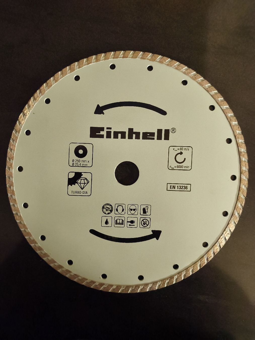 Einhell Tutti gli attrezzi: Diamant-Trennscheibe 250 mm Einhell – Nuovo (secondo la descrizione) da Oberbalm venduto da Retepsnahhu 1
