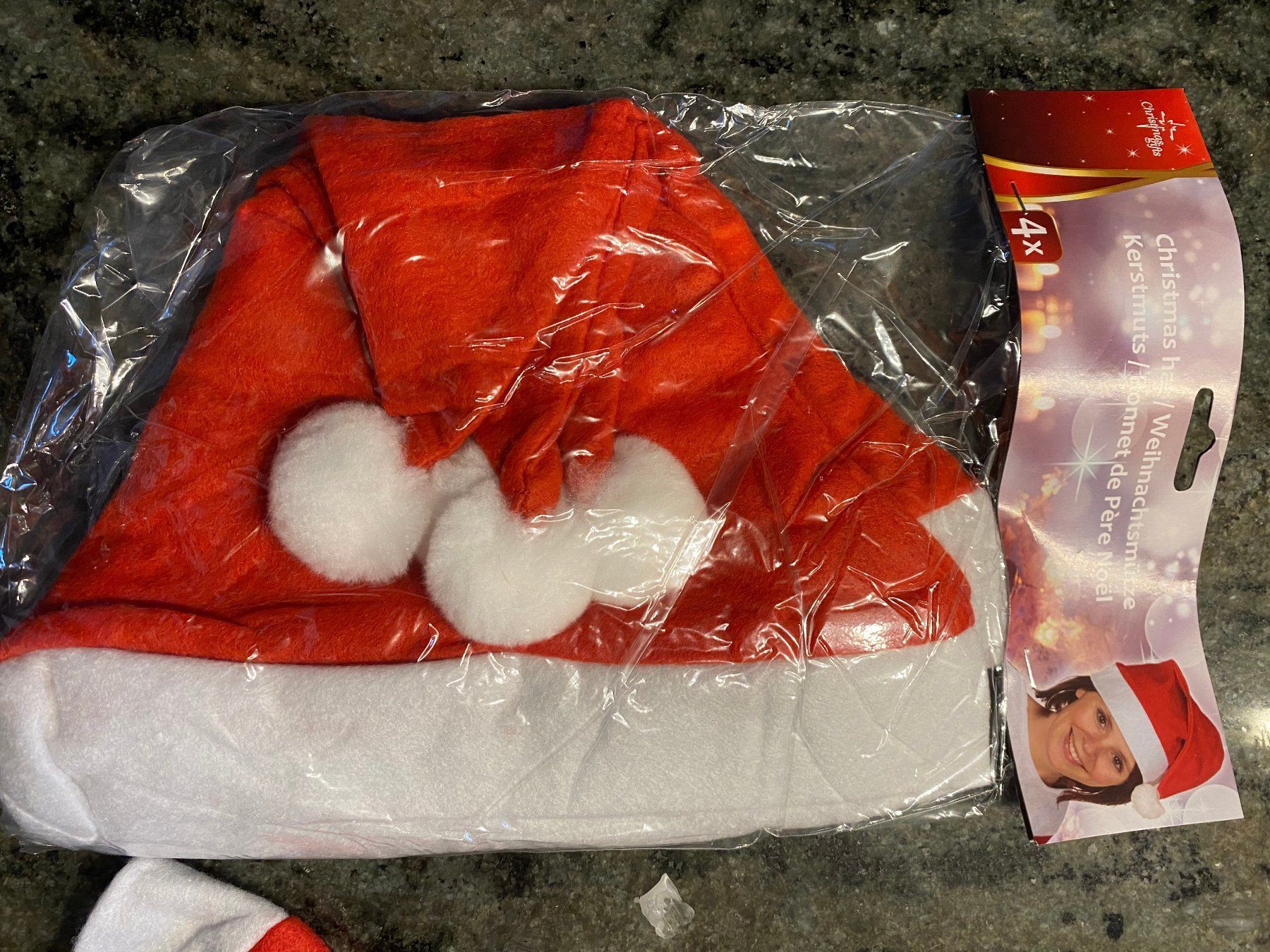 Costumi: Samichlaus-Mützen 4er Pack! – Nuovo e nell'imballaggio originale da Egg SZ venduto da irbaku 2