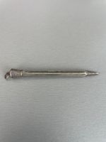 Antiker Taschenbleistift Chatelaine Stift – Silber/Unmagneti