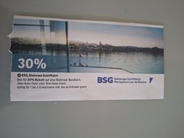 30% Rabatt auf Bielersee Schifffahrt - Sommer-Spass!