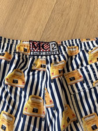Badehose MC2 Saint Barth Grösse M gestreift mit Autos