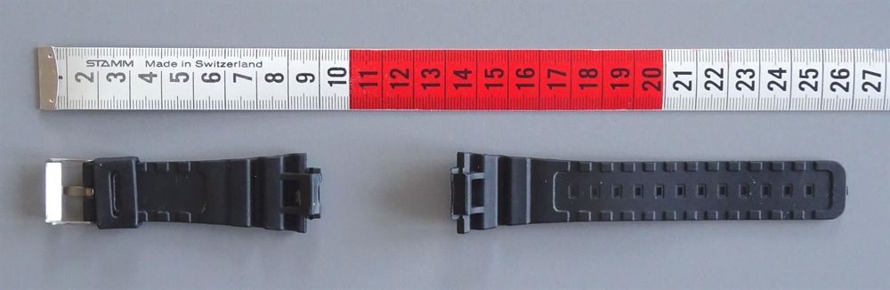 Nr24 Schwarzes Silikon Uhrenband Polar 2