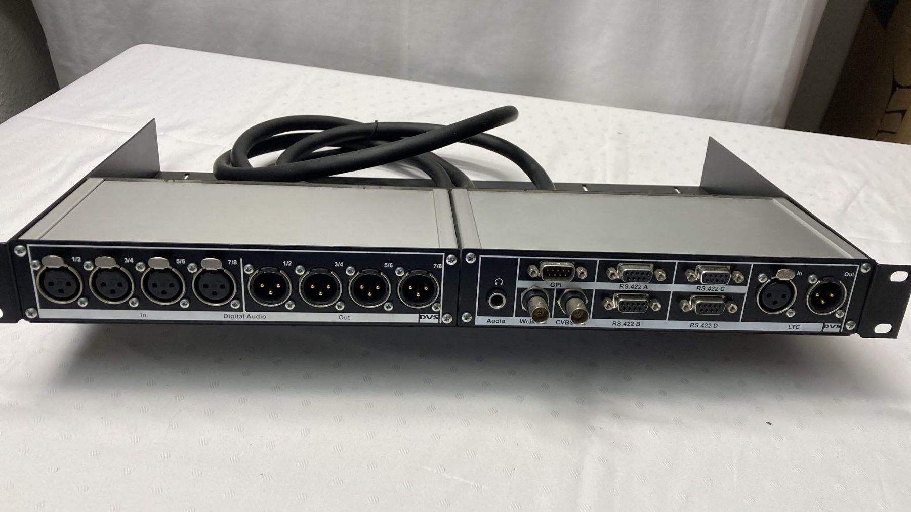 Componenti elettronici: DVS 19" Breakout Panel 1HE – Audio & RS-422 Interface – Usato da Dietikon venduto da Rima57