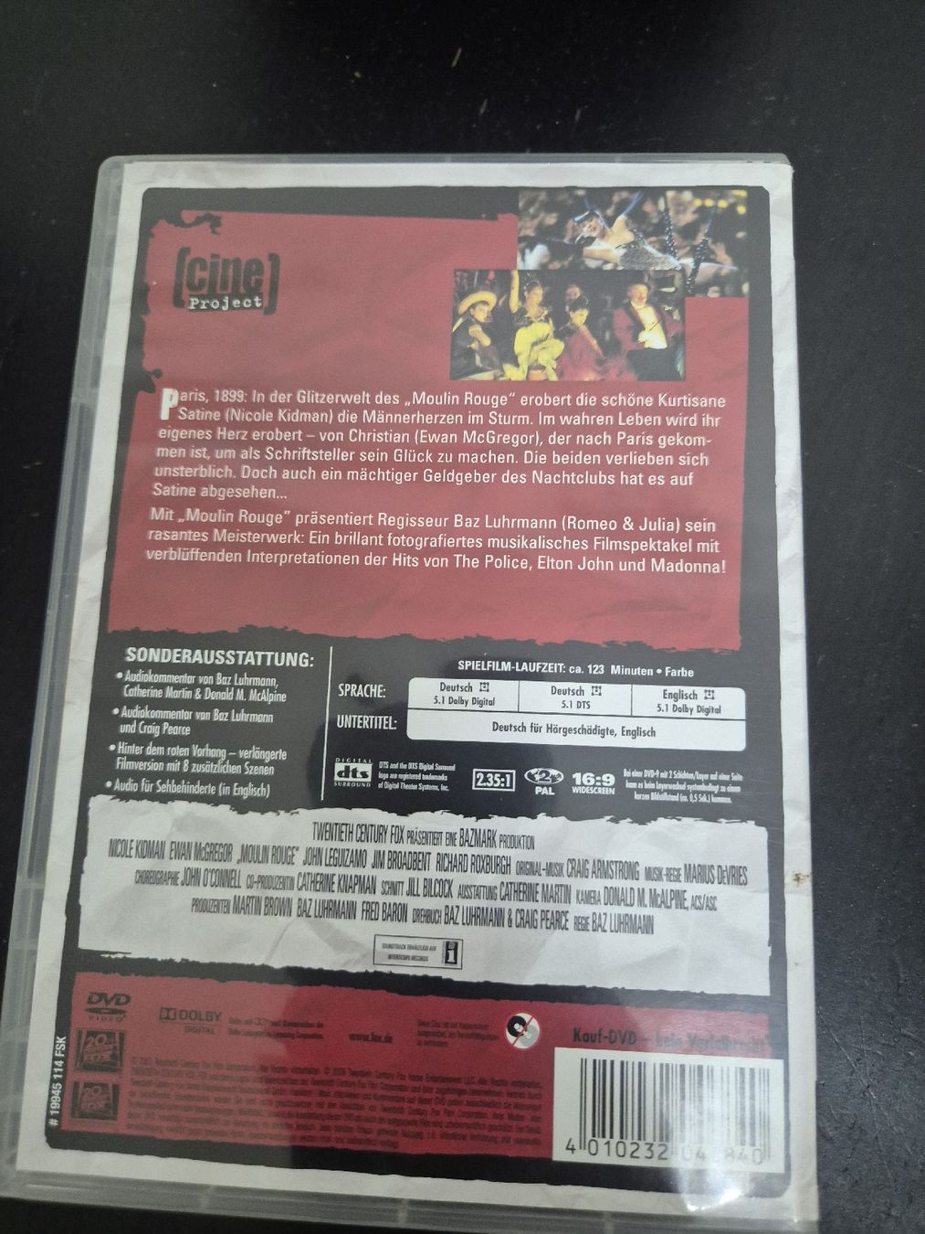 Tutti i DVDs: DVD Film Moulin Rouge – Usato da Wald ZH venduto da _Hotarubi_ 1