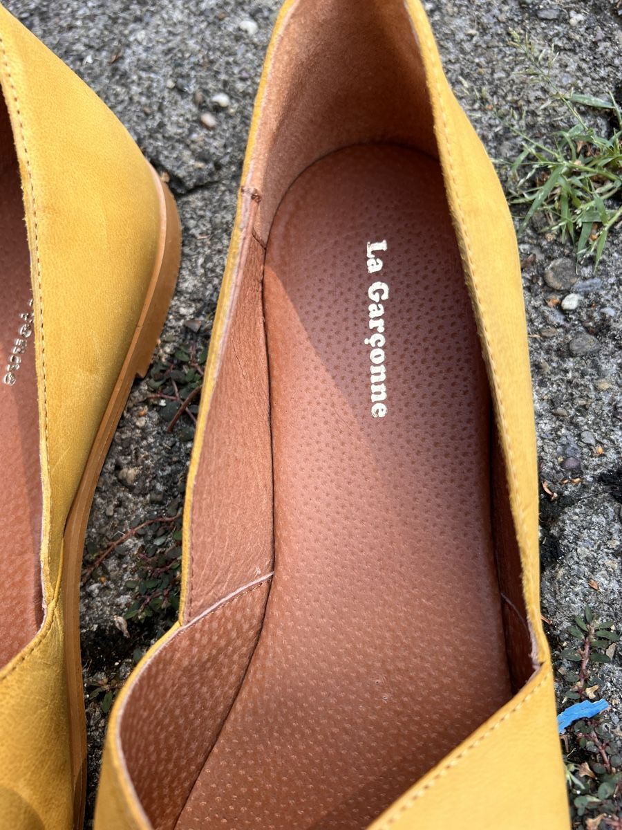 Scarpe da donna: Sandalen la Garcçonne, Gr. 41, gelb – Usato da Solothurn venduto da Brini06 2