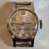 WHITE STAR montre vintage, 17 Rubis, Swiss Made.