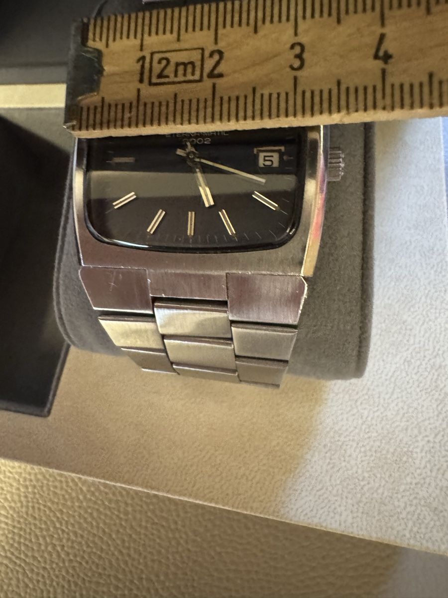 Eterna Orologi: Eterna Matic 2002 Herrenuhr mit Datum, Stahl, – Usato da Montévraz venduto da W1965 5