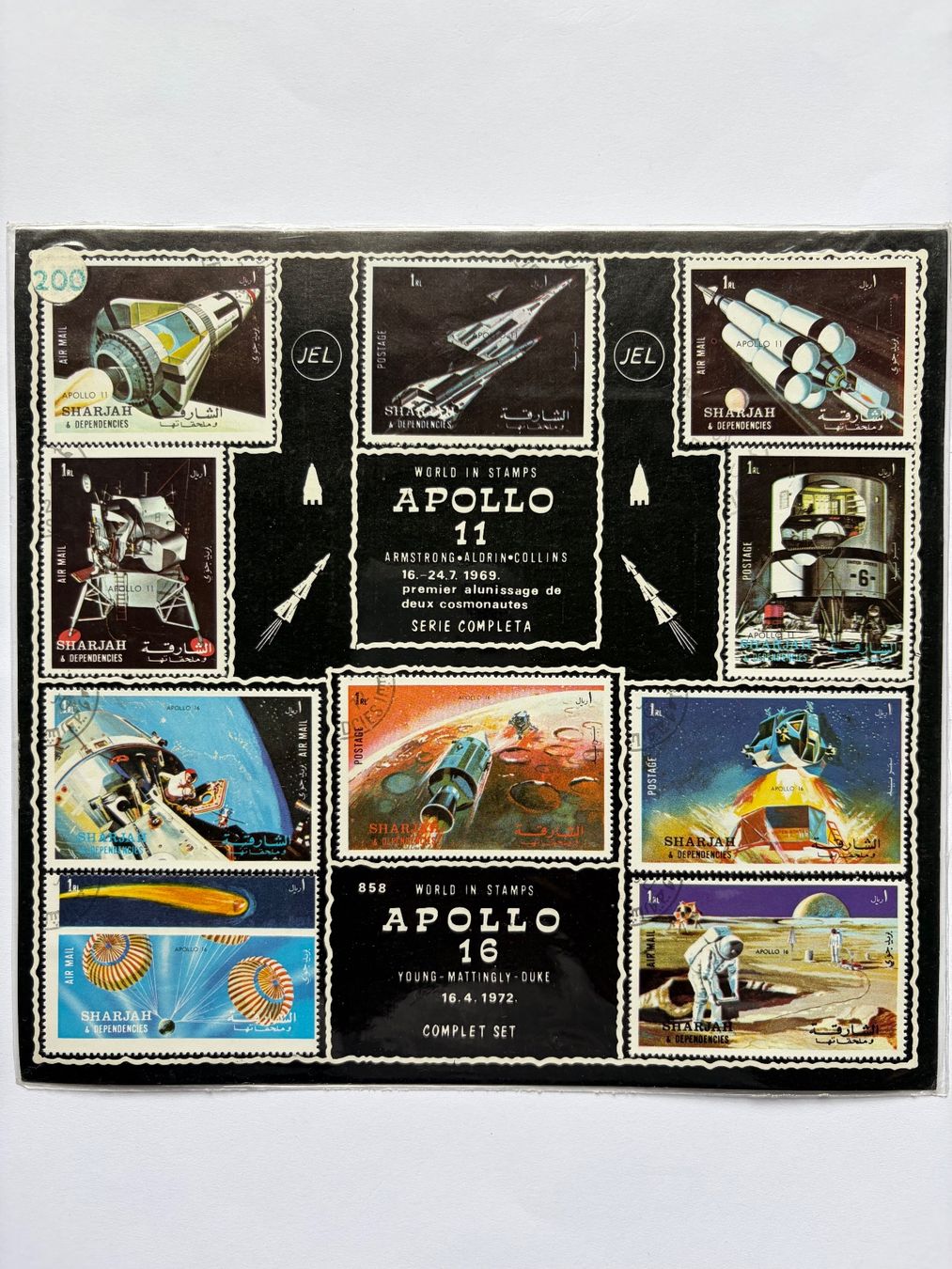 Tutti i francobolli: Briefmarken Sharjah Apollo 11 – Usato da Zürich venduto da trma07