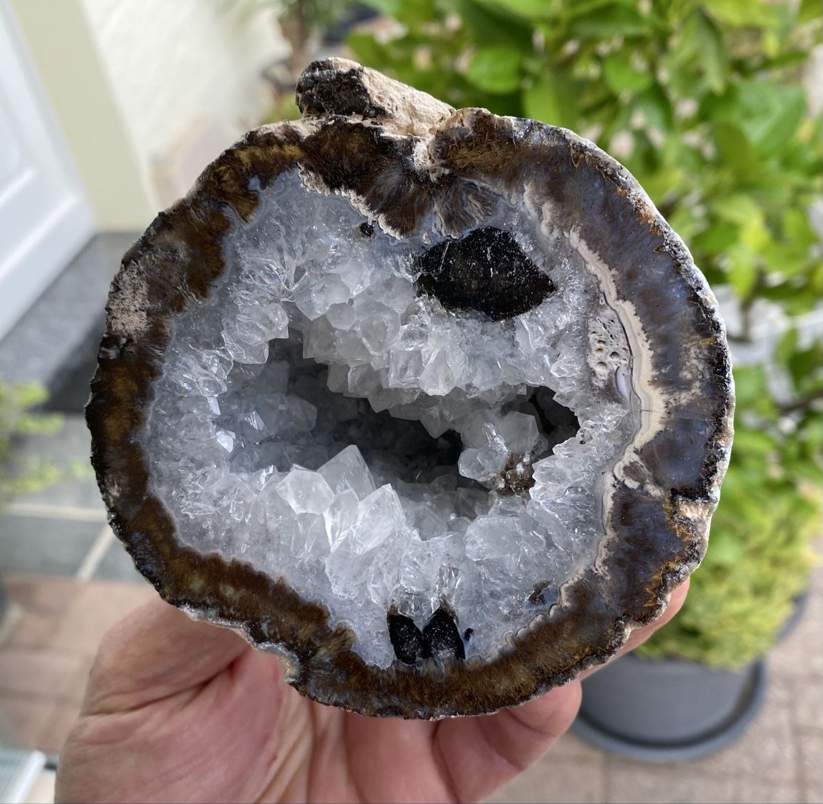 Minerali & Pietre curative: Schöne Achat Geode  – Usato da Selzach venduto da 321compac 6