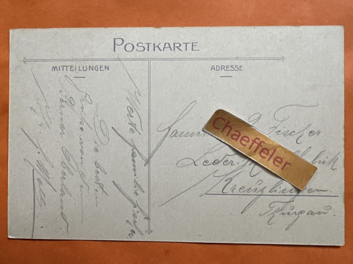 Ansichtskarten: 1043  Eigergletscher – Gebraucht aus Zürich von Chaeffeler 1