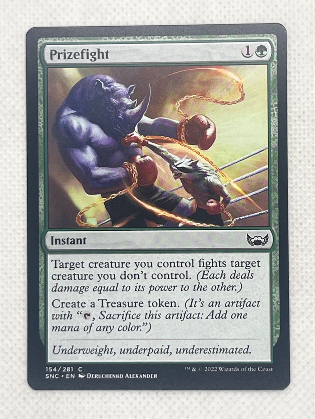 Magic The Gathering Carte collezionabili: Prizefight Magic the Gathering Karte, 154/281 C – Usato da Hinterkappelen venduto da Kim1992