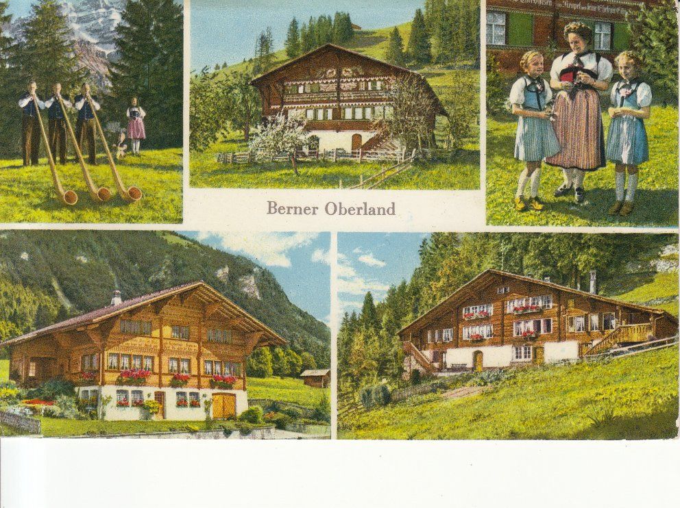 Cartoline postali: Berner Oberland ca. 1950 – Usato da Bürglen TG venduto da StampGraf