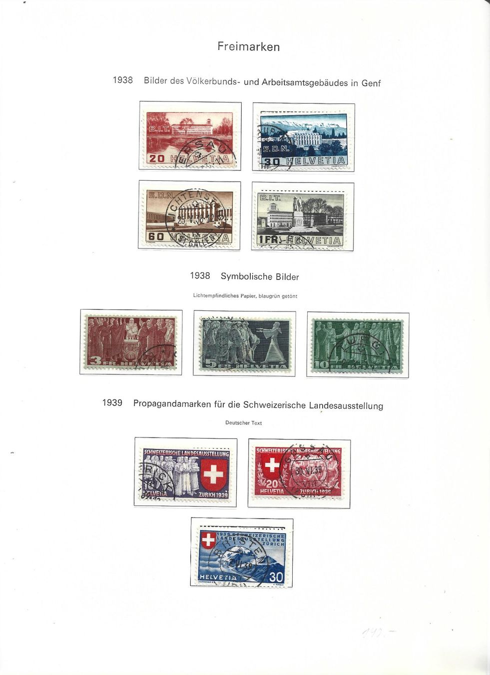 Tous les timbres: divers série – D'occasion à Delemont par toutdubon11