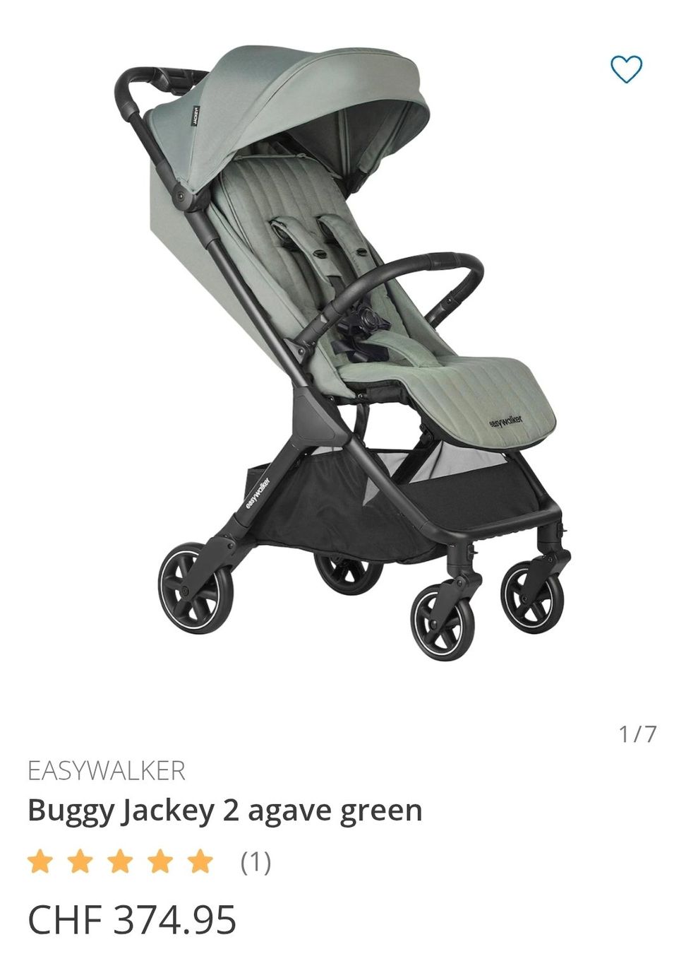 Easywalker Carrozzine: Easywalker Buggy Jackey 2 - Top Zustand - Ab Geburt! – Usato da Stettfurt venduto da ter_5dtb 1