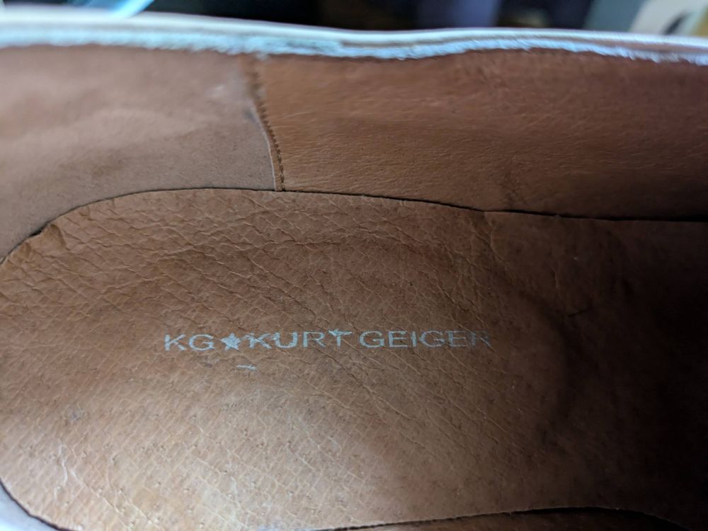 Kurt Geiger Chaussures femmes: Kurt Geiger Carvela Cream Leather Brogues, Size 40, Worn Onc – Neuf (Voir description) à Carouge GE par Shifty_Shift 2