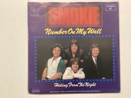 Smokie Single - Number On My Wall / Hiding From The Night