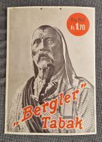 Werbetafel Bergler Tabak