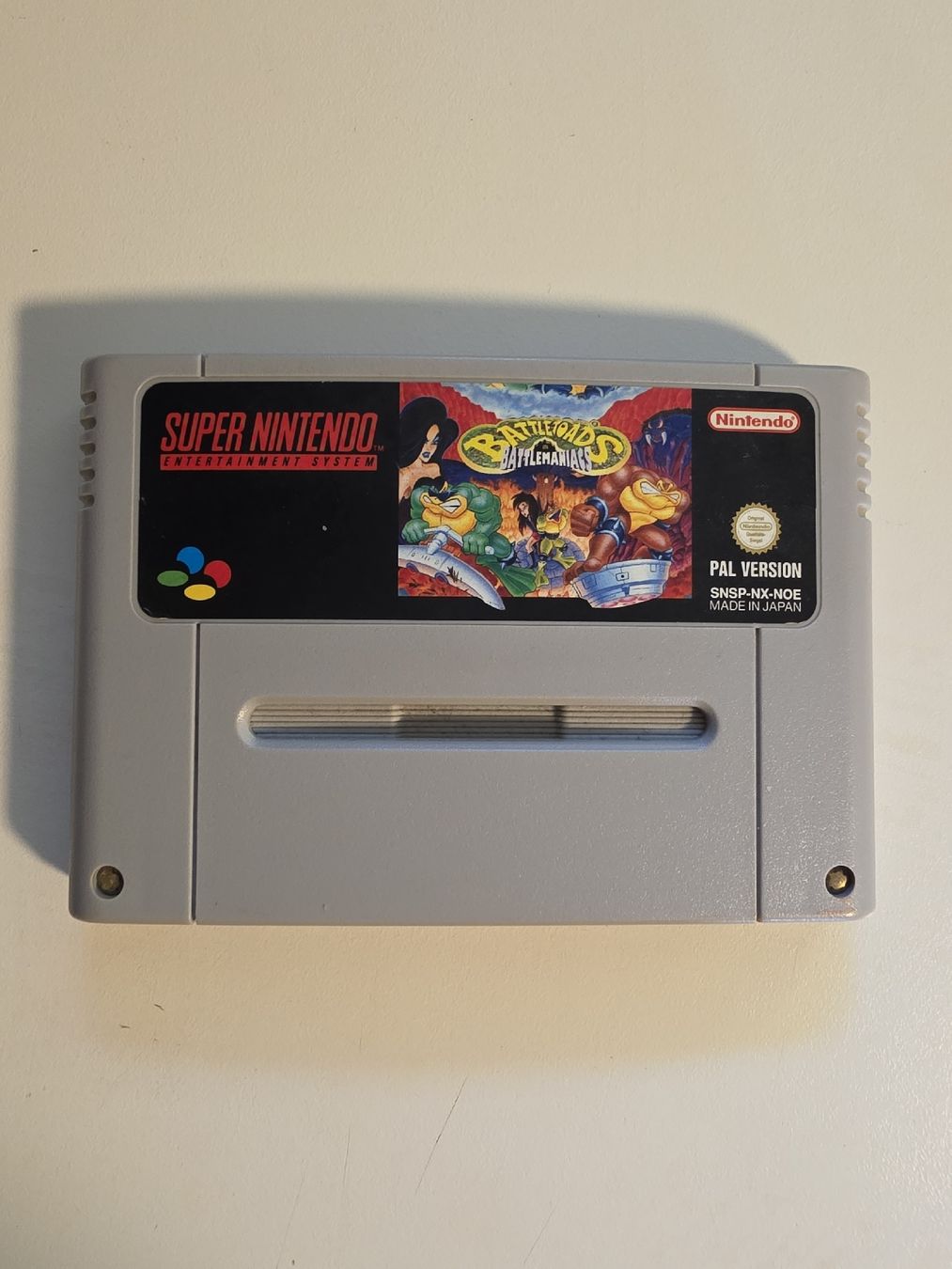 Nintendo Giochi: Battletoads in Battlemaniacs SNES PAL – Usato da Tafers venduto da whereyogamesat