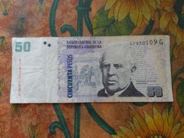 ARGENTINE  50  Pesos  Billet